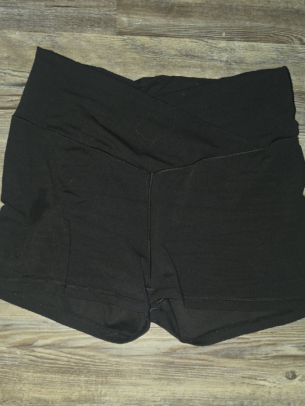 Aerie Offline High-Waist Black Bike Shorts